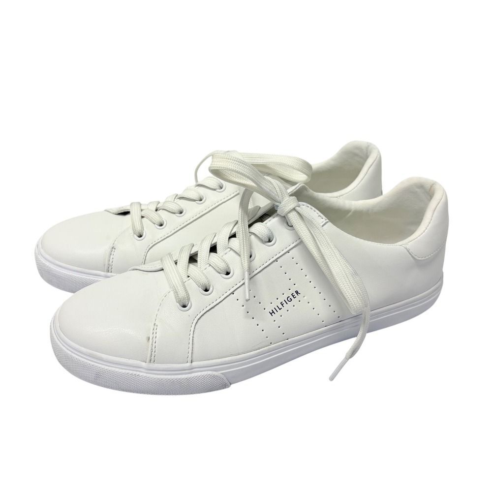 Tommy Hilfiger Women's Size 10M TWLAMISS White Lace-Up Sneakers Shoes Casual